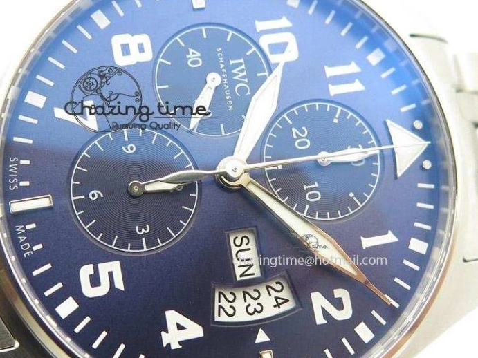 MIROTIME 0817 Modern Pilot Chrono 377706 “Le Petit Prince” ZF 1:1 Best Edition Blue Dial On SS Bracelet A 7346